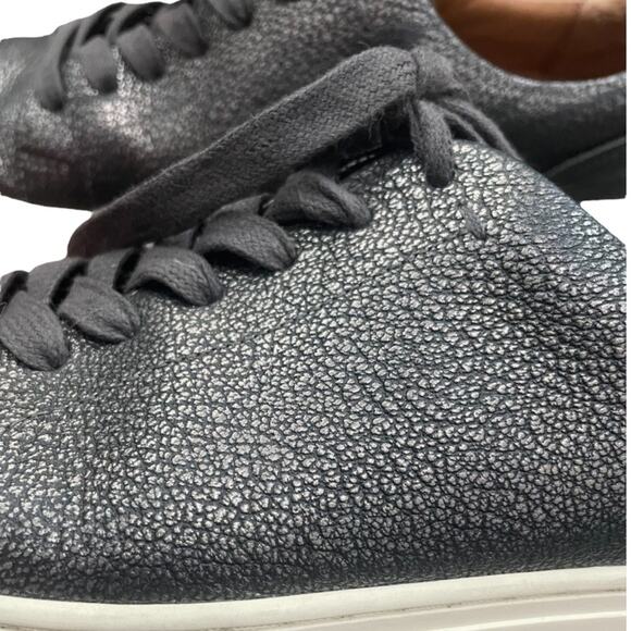 Frye Leather Sneakers Textured Lace Up Low Top Size 10 - Picture 9 of 10